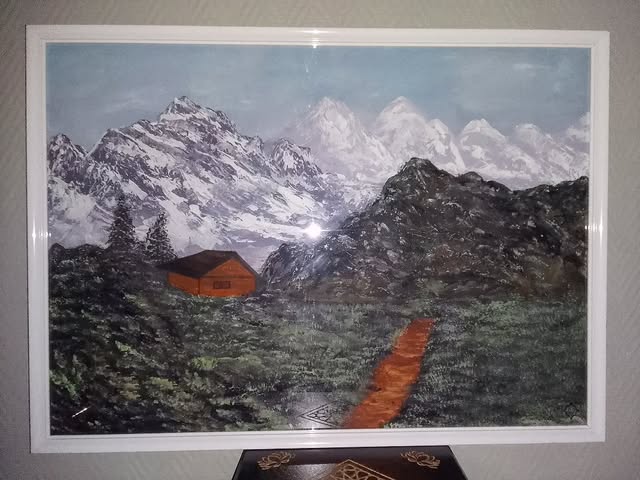 Chalet dans les Alpes