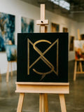 Gold monogram